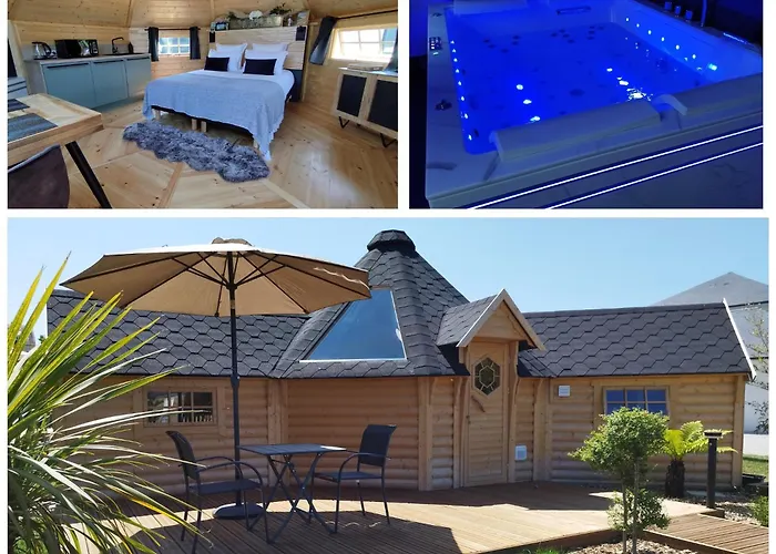 Cottage climatisé avec baignoire SPA 2 personnes Avranches