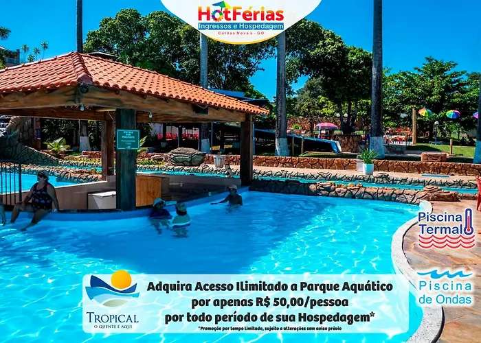 HotFérias - Flat no Enseada Caldas Novas, acesso ao Lago e pesca permitida, próx ao Náutico Praia Clube