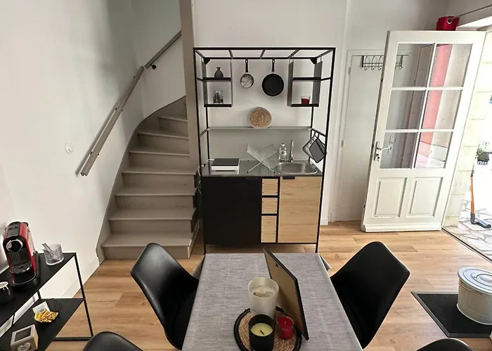 2 chambres, 4 a 6 voyageurs en centre ville, à 5 mins du zoo La Flèche