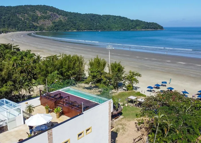 Pousada Conca di Mare - Restaurante próprio - Pé na areia Bertioga