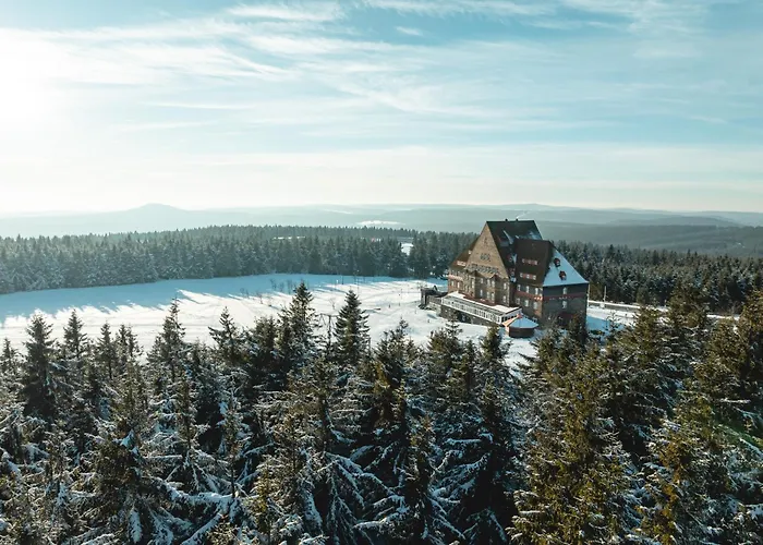 Naturhotel Sachsenbaude Oberwiesenthal - Indoor-Pool&Outdoor-Whirlpool