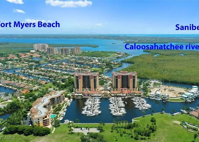 Vista Del Mar At Cape Harbour Marina, 10Th Floor Luxury Condo, King Bed, Views! Cape Coral