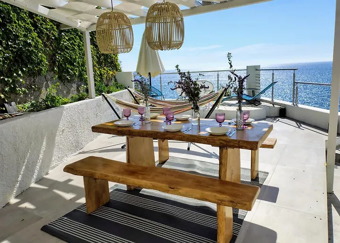 Conca Verde c21- BEACH FRONT little villas POOL, private JACUZZI sea view Marina dʼMarina dʼAndora