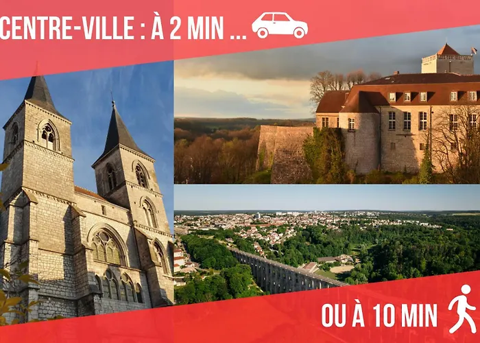 Proche Centre, Gare, Parc, Parking By Maison Bonhage Chaumont 