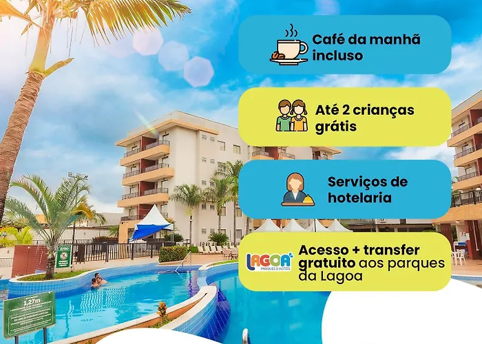 Marina flat é Náutica Hotel Caldas Novas