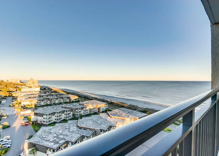 Scenic Views From The Balcony At Ocean Forest Plaza Condos Myrtle Beach
