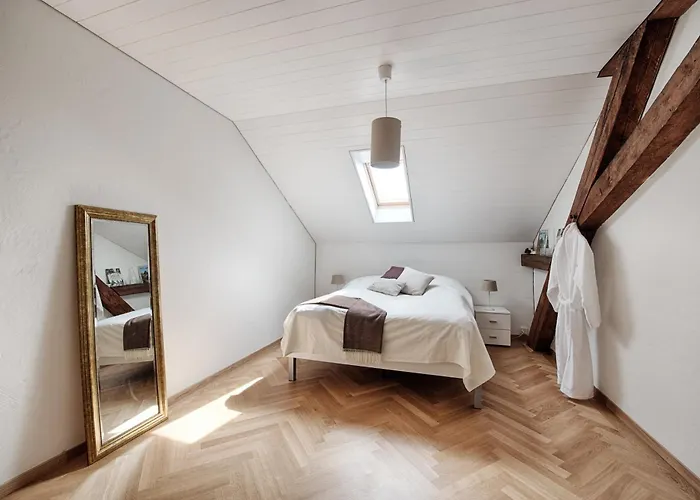 Bed and Breakfast Am Pavillon Bed & Kitchen Berna