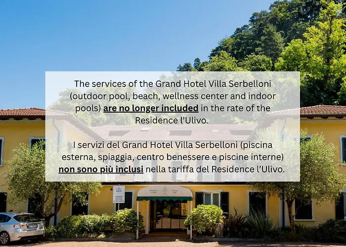 Residence L'Ulivo - Apartments In The City Center, With Fitness, Squash & Private Parking Bellagio