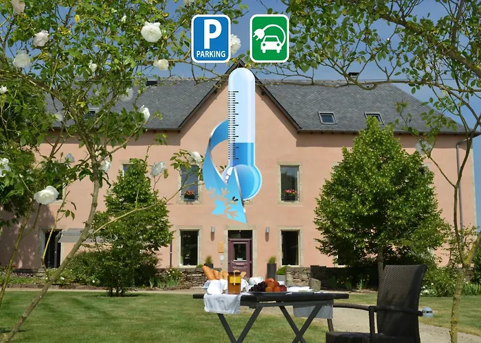 HÔTEL LA FERME DE BOURRAN - RODEZ - parking privé avec bornes pour voitures électriques