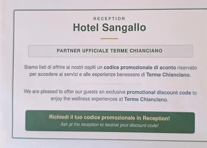 Hotel Sangallo B&B - Panoramic Position - Valley And Vineyard View- Family Run