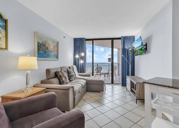 Scenic Views From The Balcony At Ocean Forest Plaza Condos