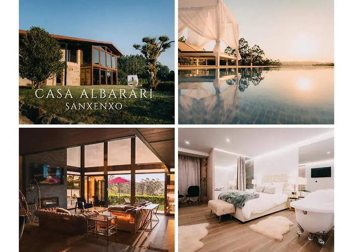 Casa Albarari Boutique Double Rooms With Access To Shared Infinity Pool Sanxenxo